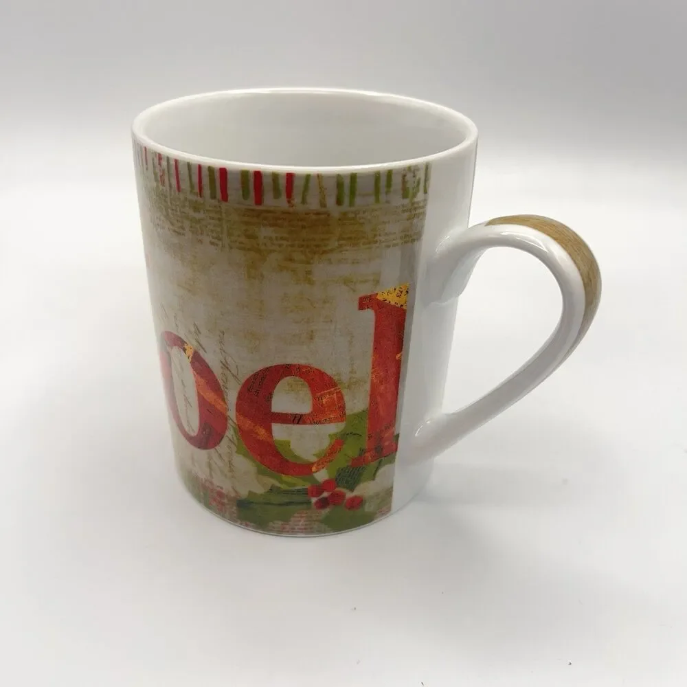 Pier 1 Mug Coffee Cup Christmas Noel